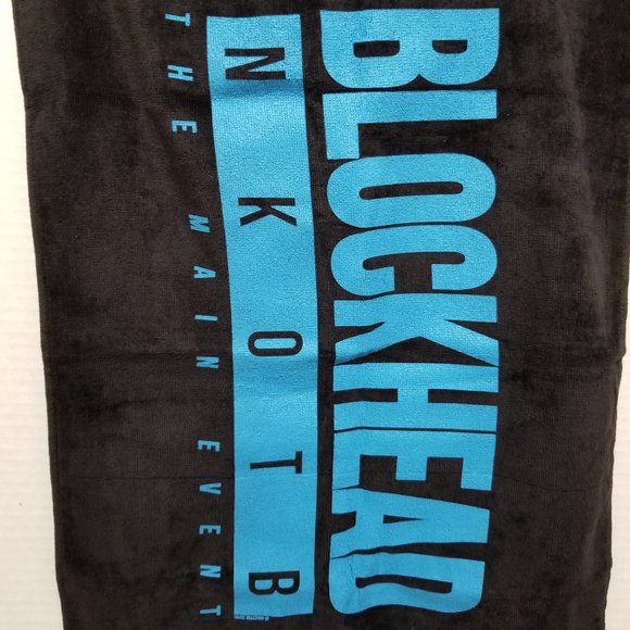 NKOTB tea hand towel The Main Event Tour Blockhead concert band merch - Picture 3 of 5